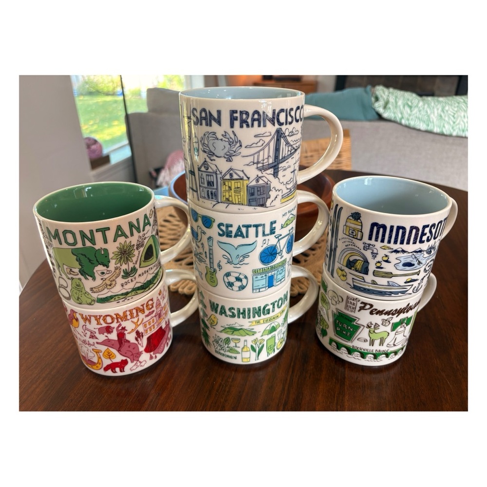 Starbucks Been There Discontinued Mugs